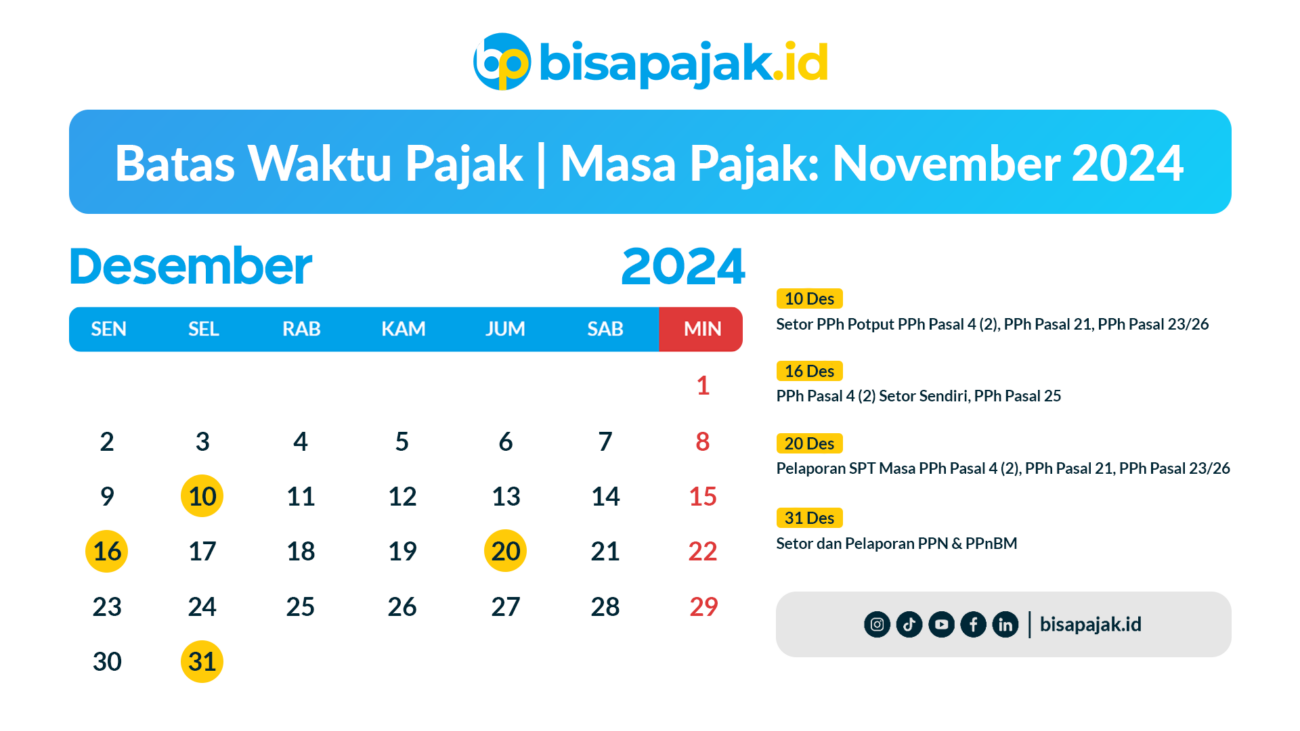 kalender masa pajak november 2024